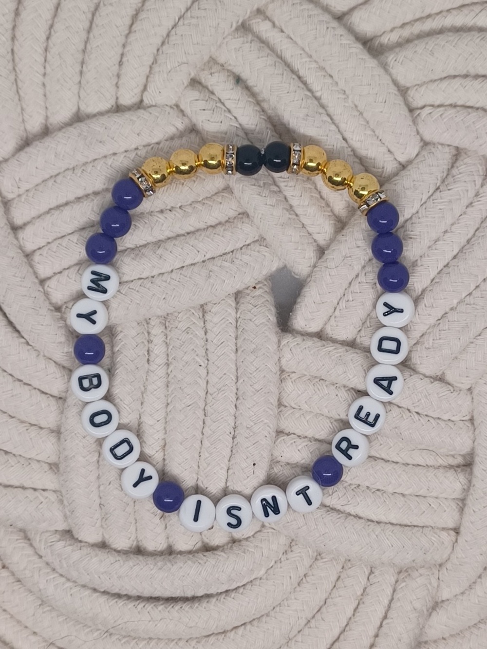 Sombr- You Are The Reason Tour- My Body Isnt Ready Bracelet